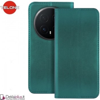 Telone dirbtinės odos dėklas - žalias (Huawei Honor Magic 8 Pro)
